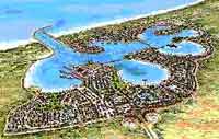 Proposed marina and resort